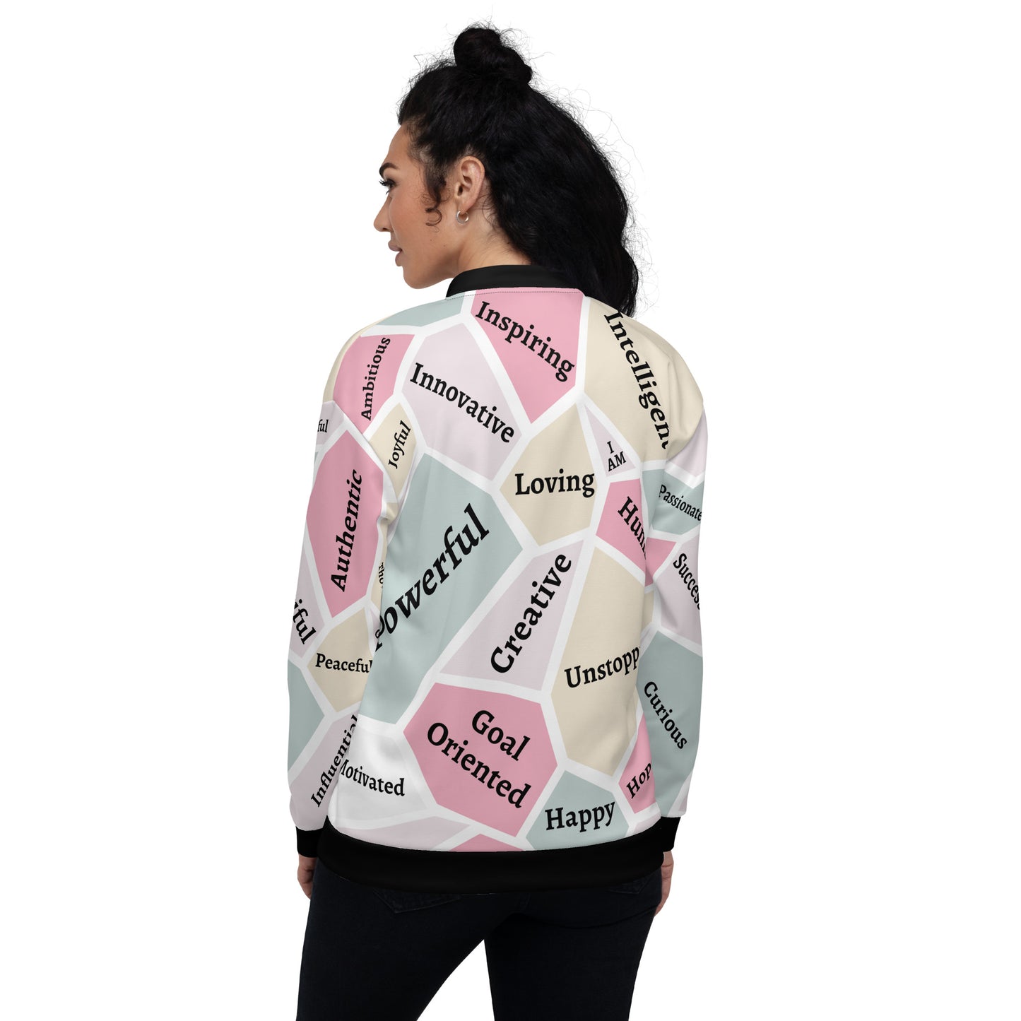 Women's Empowerment Bomber Jacket, Women's History Month Bomber Jacket, Faith Jacket, Christian Jacket,