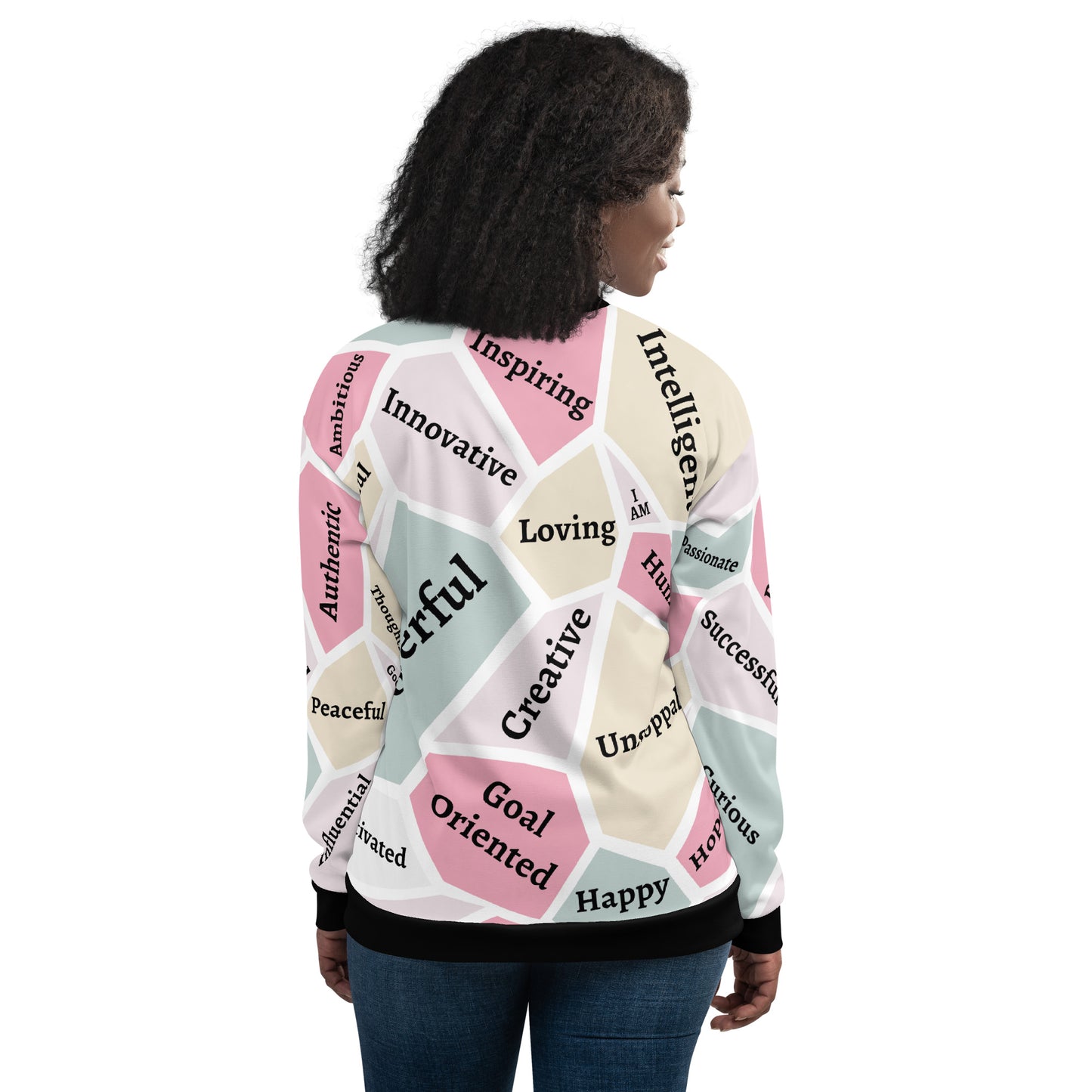 Women's Empowerment Bomber Jacket, Women's History Month Bomber Jacket, Faith Jacket, Christian Jacket,