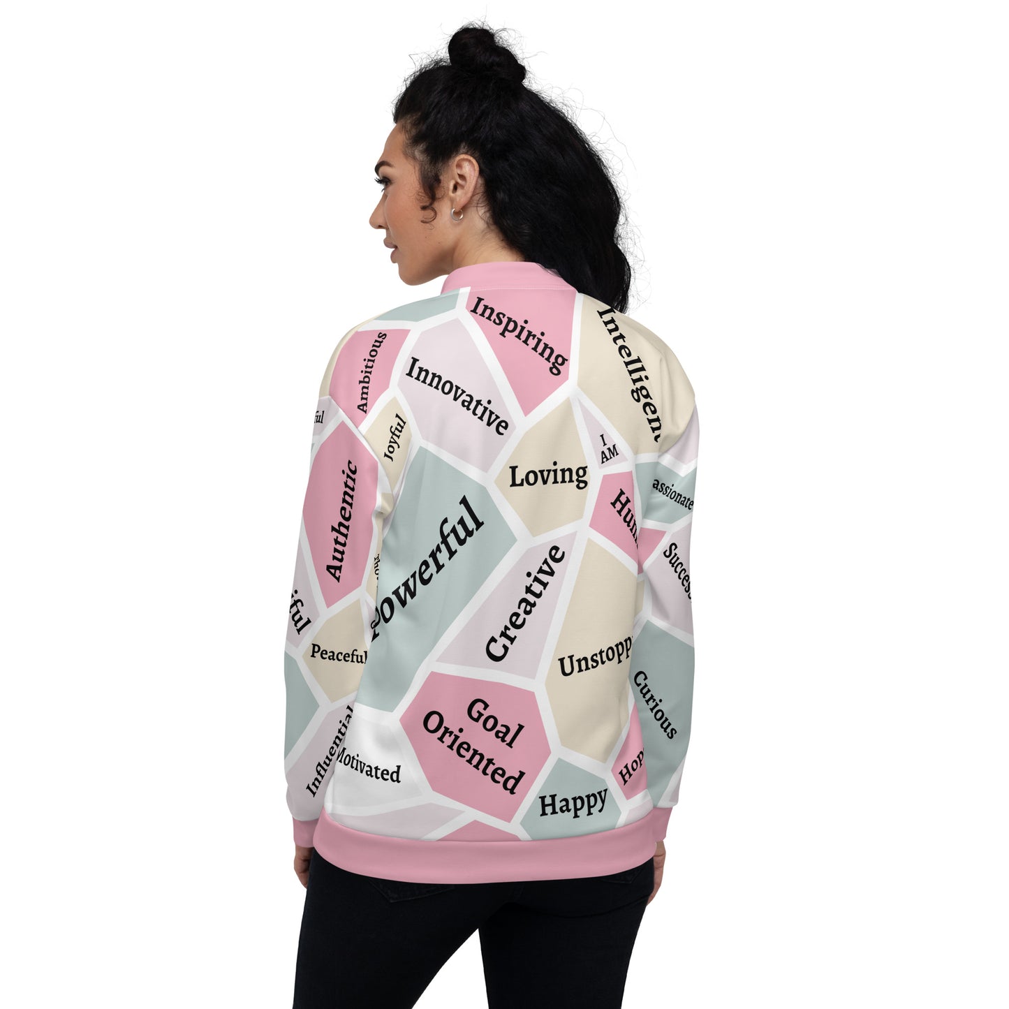 Women's Empowerment Bomber Jacket, Women's History Month Bomber Jacket, Faith Jacket, Christian Jacket,