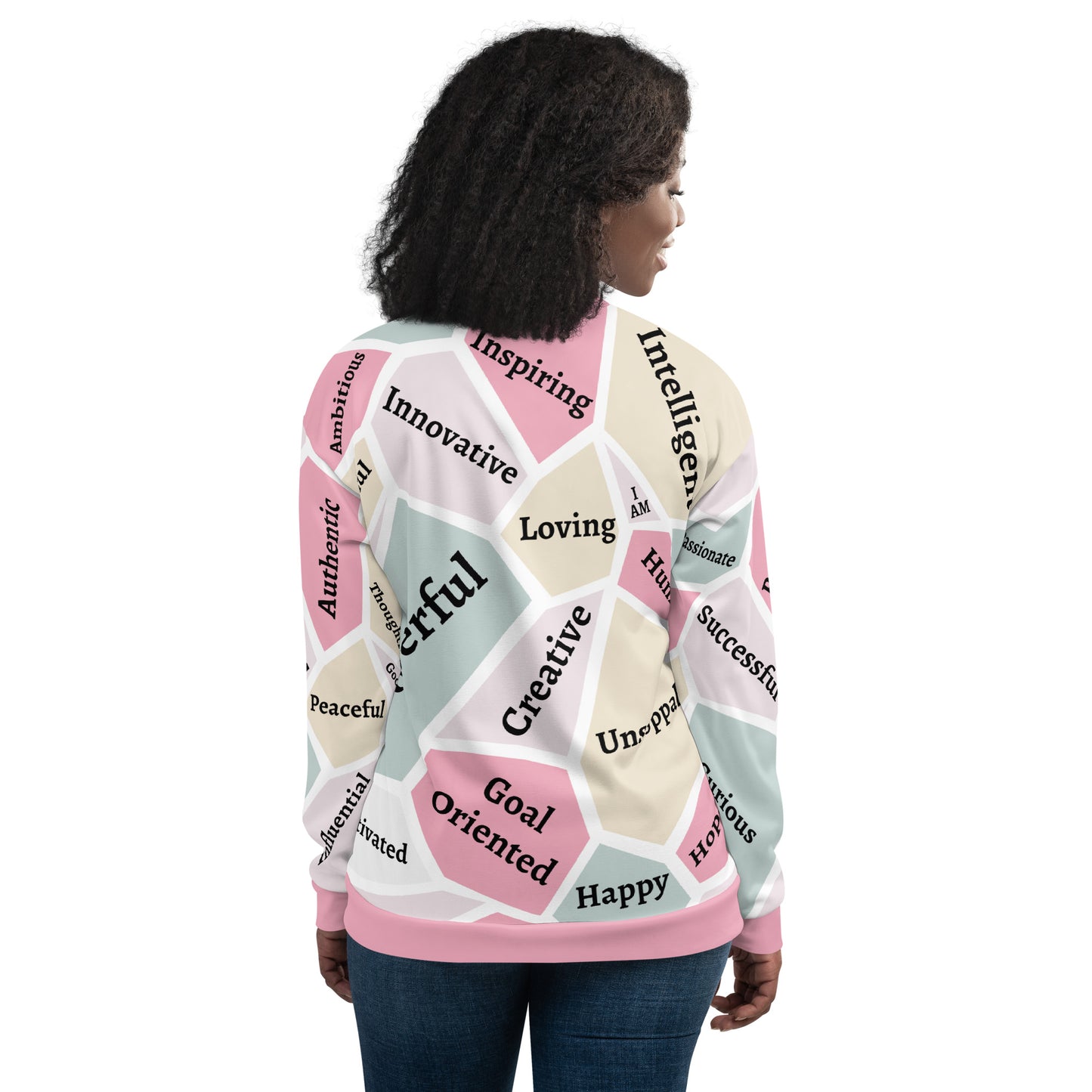 Women's Empowerment Bomber Jacket, Women's History Month Bomber Jacket, Faith Jacket, Christian Jacket,