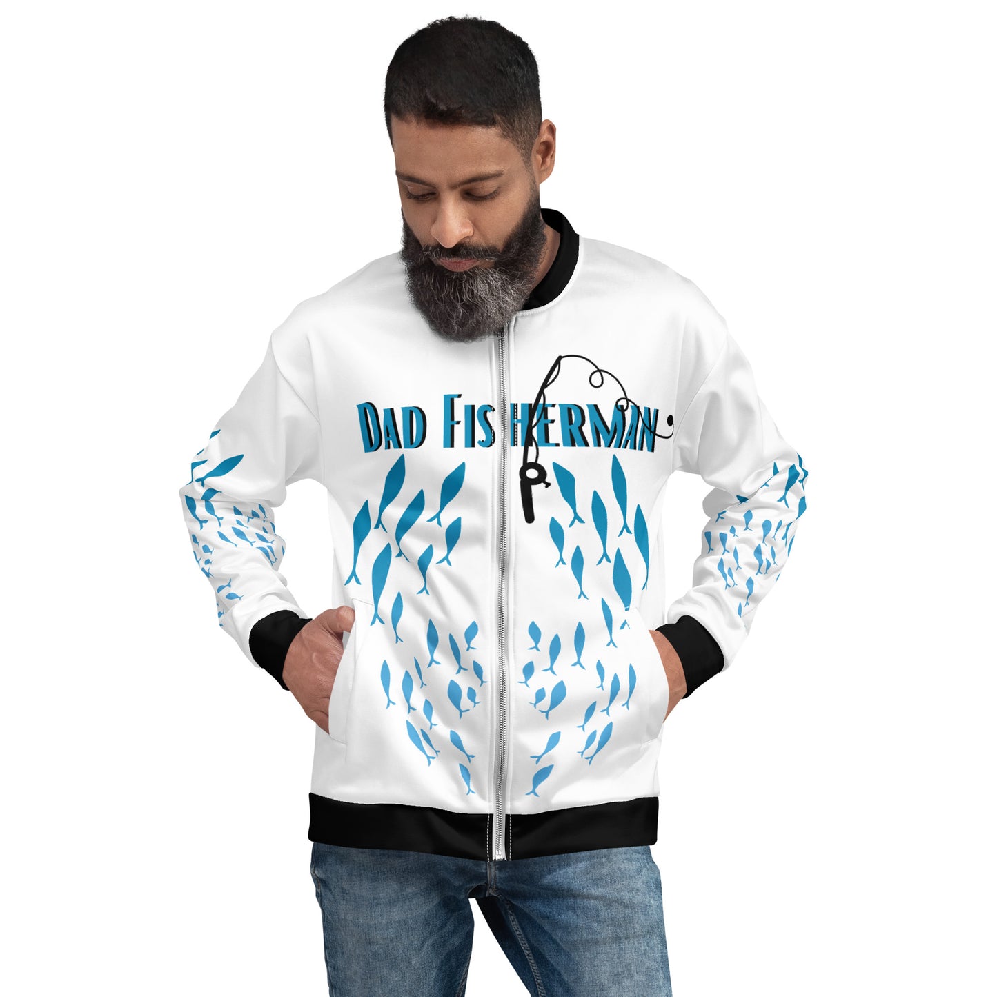 Father's Day - Fishermen Jacket. Gift for Dad that Fish, Fisherman Father's Day Gift