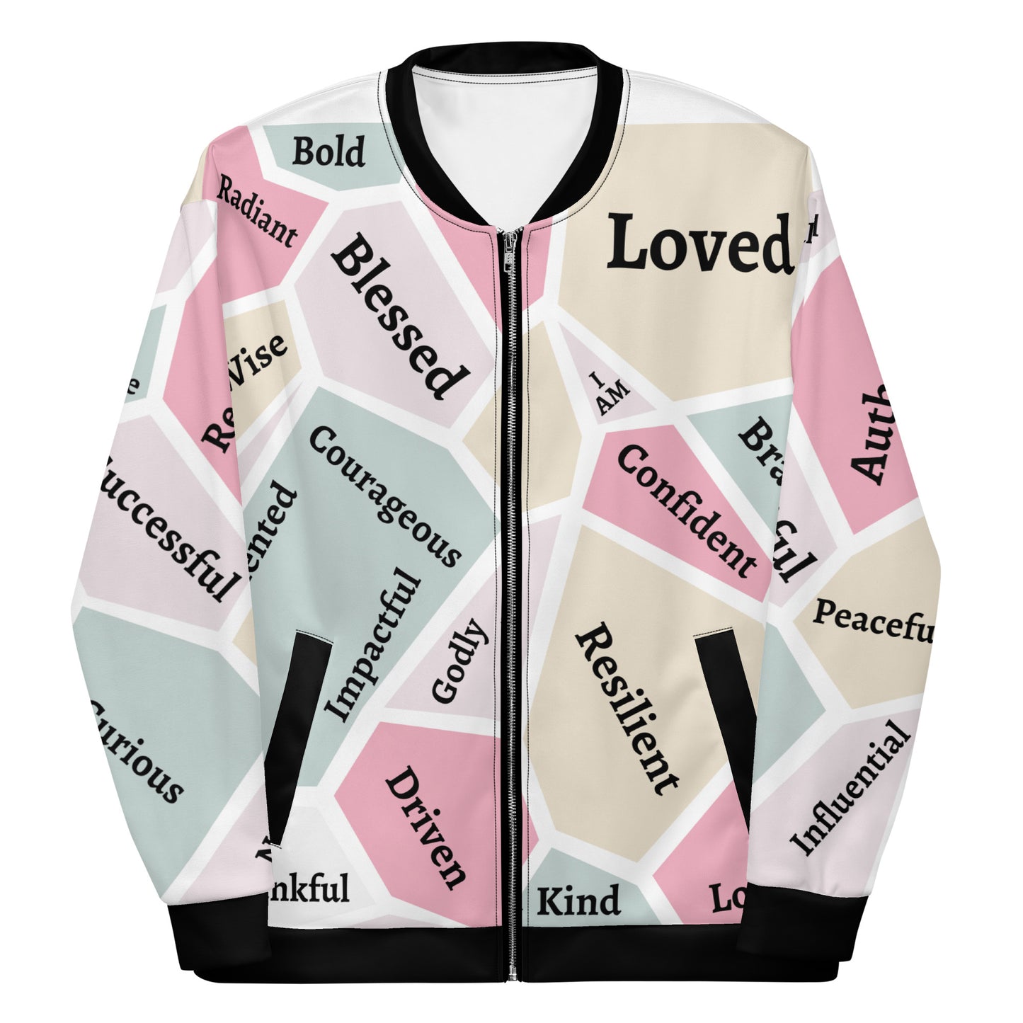Women's Empowerment Bomber Jacket, Women's History Month Bomber Jacket, Faith Jacket, Christian Jacket,