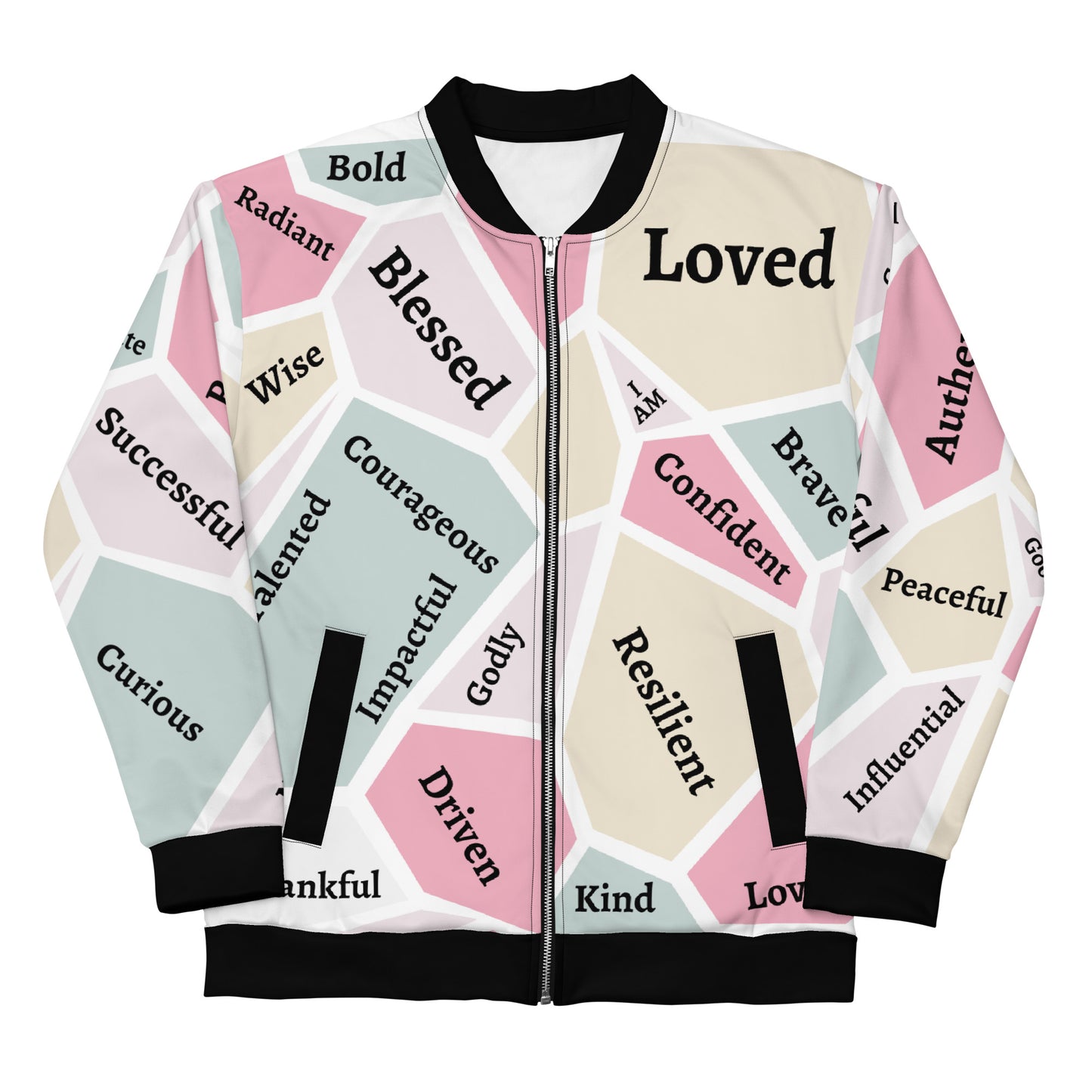 Women's Empowerment Bomber Jacket, Women's History Month Bomber Jacket, Faith Jacket, Christian Jacket,