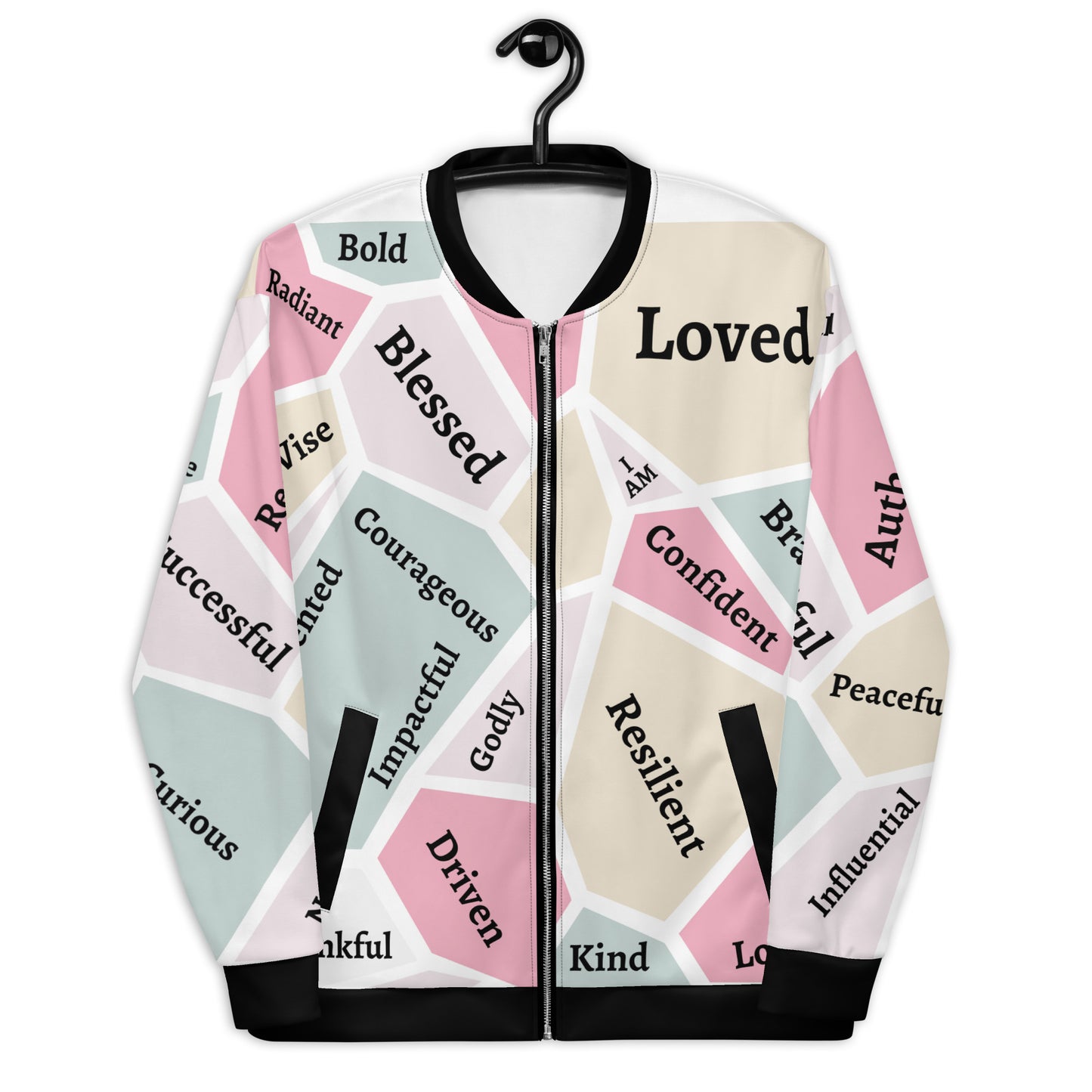 Women's Empowerment Bomber Jacket, Women's History Month Bomber Jacket, Faith Jacket, Christian Jacket,