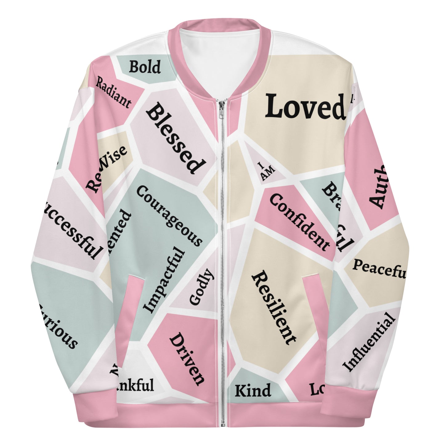 Women's Empowerment Bomber Jacket, Women's History Month Bomber Jacket, Faith Jacket, Christian Jacket,