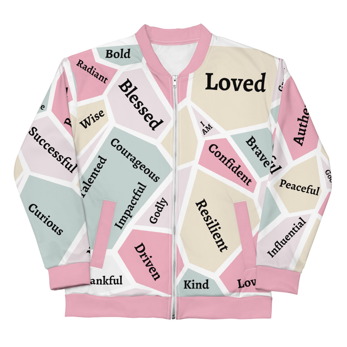 Women's Empowerment Bomber Jacket, Women's History Month Bomber Jacket, Faith Jacket, Christian Jacket,