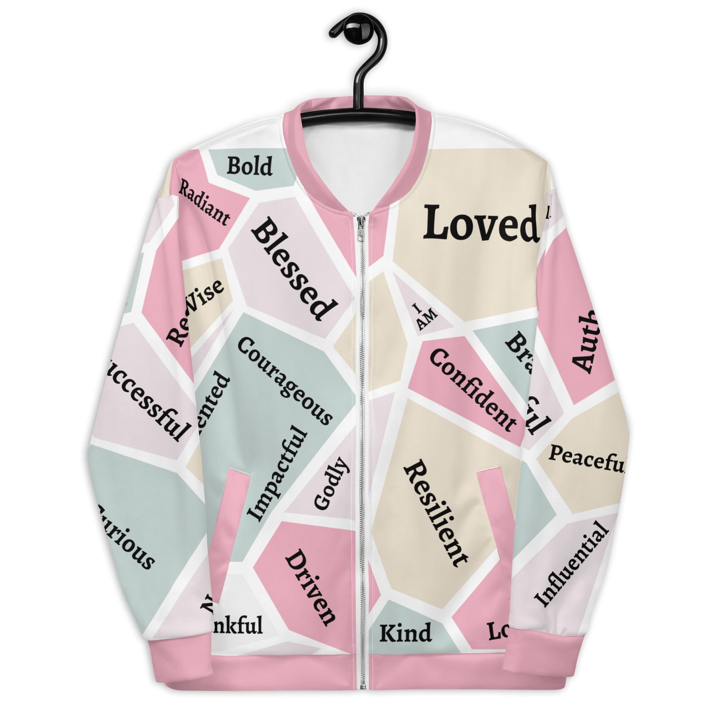 Women's Empowerment Bomber Jacket, Women's History Month Bomber Jacket, Faith Jacket, Christian Jacket,
