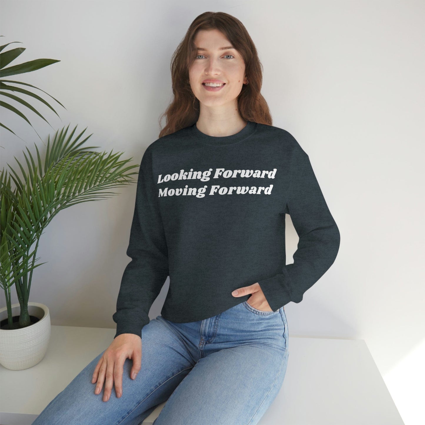 Moving forward from domestic violence, stop domestic violence, moving forward with my life, empowerment, inspirational sweatshirt