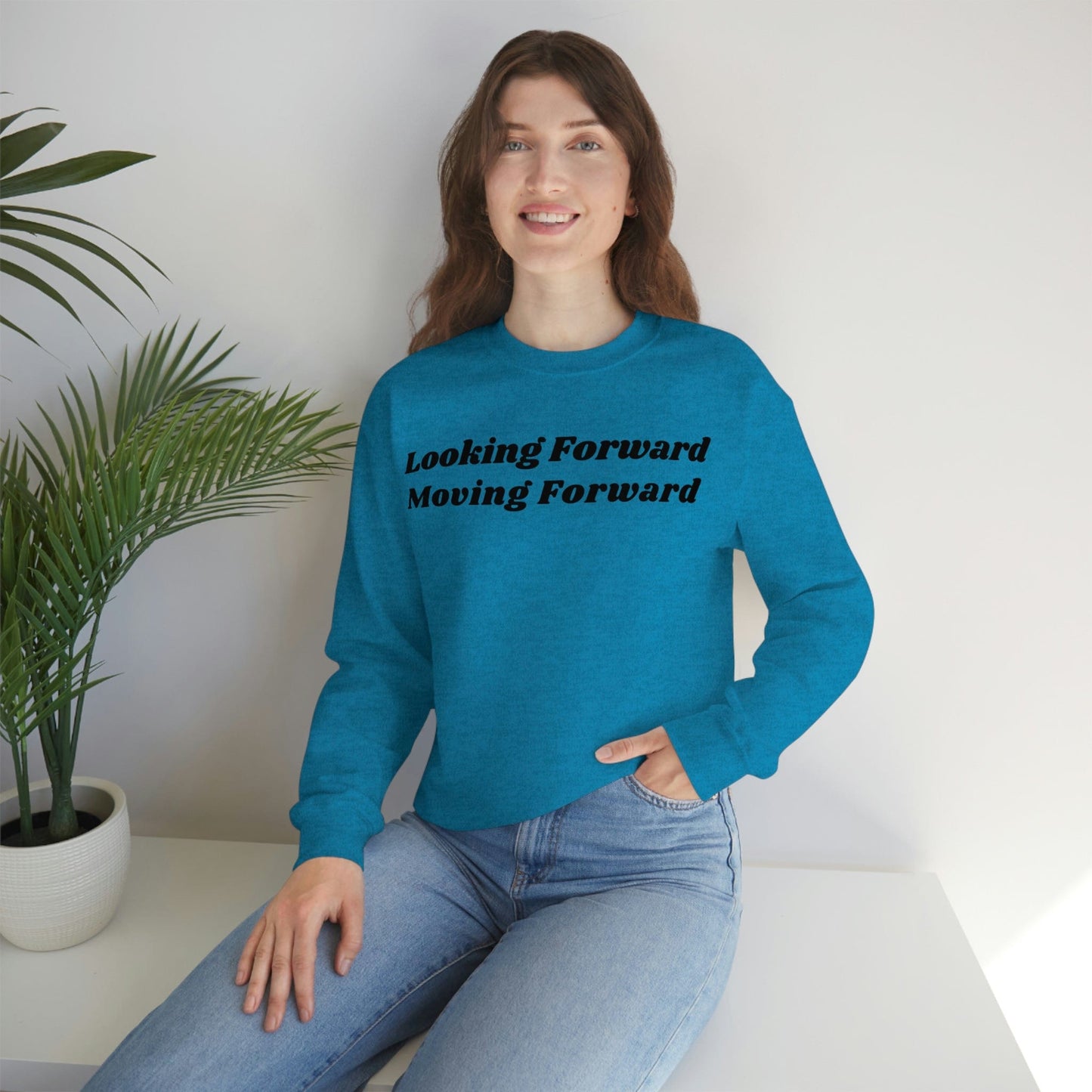 Moving forward from domestic violence, stop domestic violence, moving forward with my life, empowerment, inspirational sweatshirt