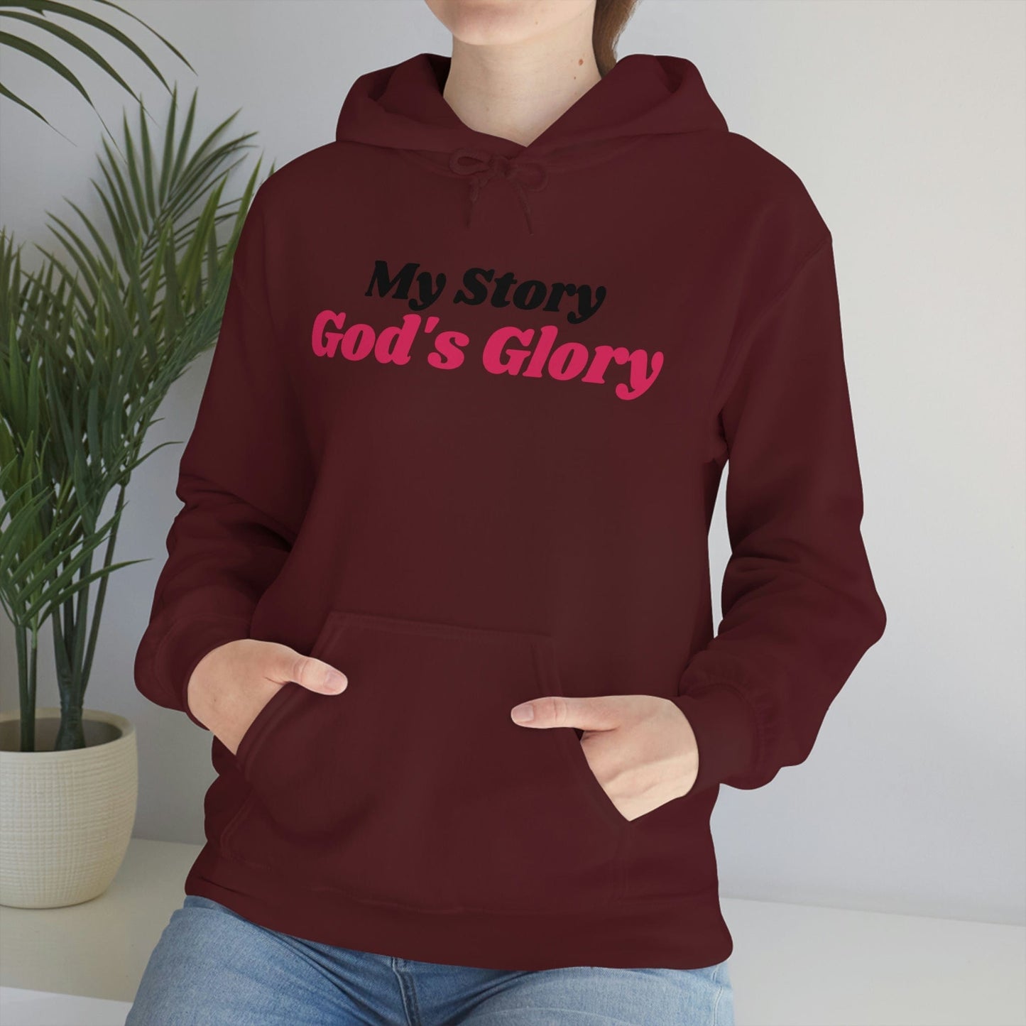 Testimony Hoodie, Christian Apparel, Faith Hoodie, Religious Hoodie, Witnessing about Jesus Hoodie