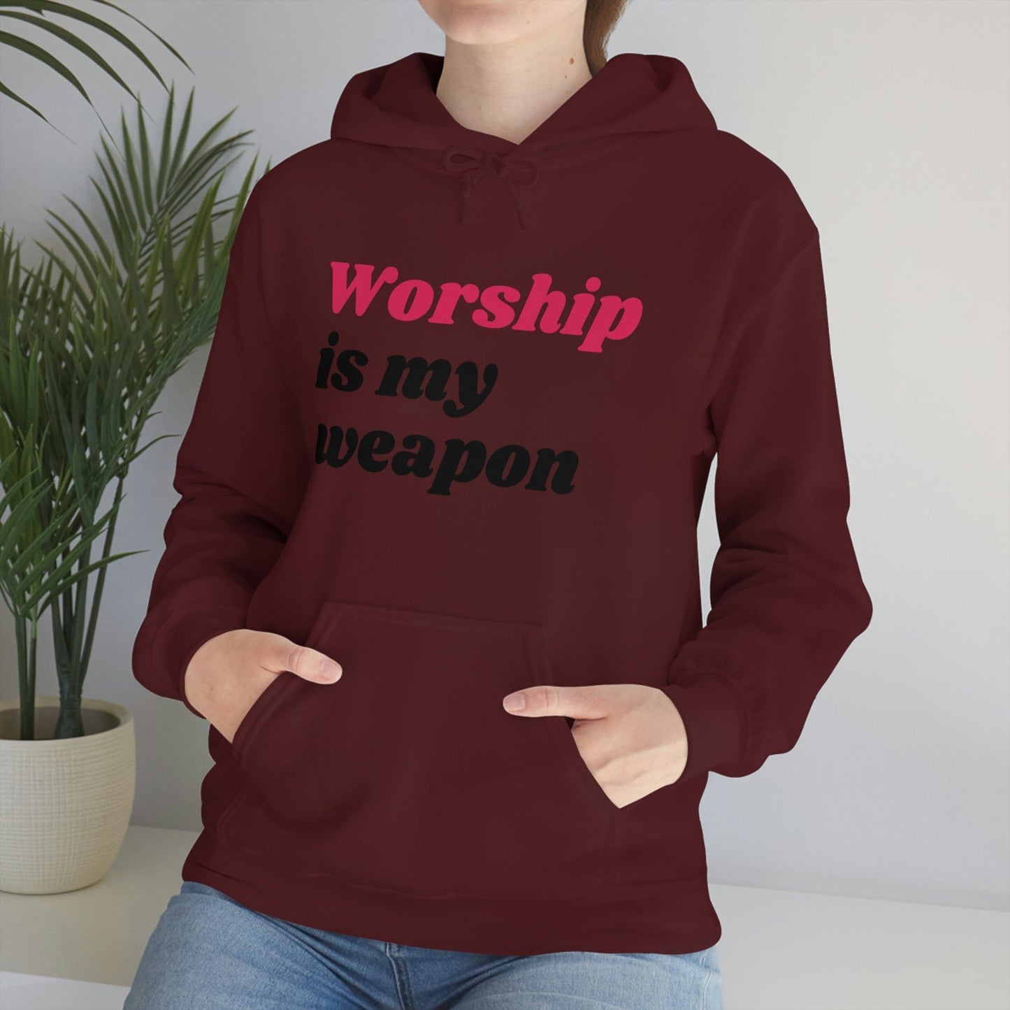 Worship God Hoodie, Christian Apparel, Faith Hoodie
