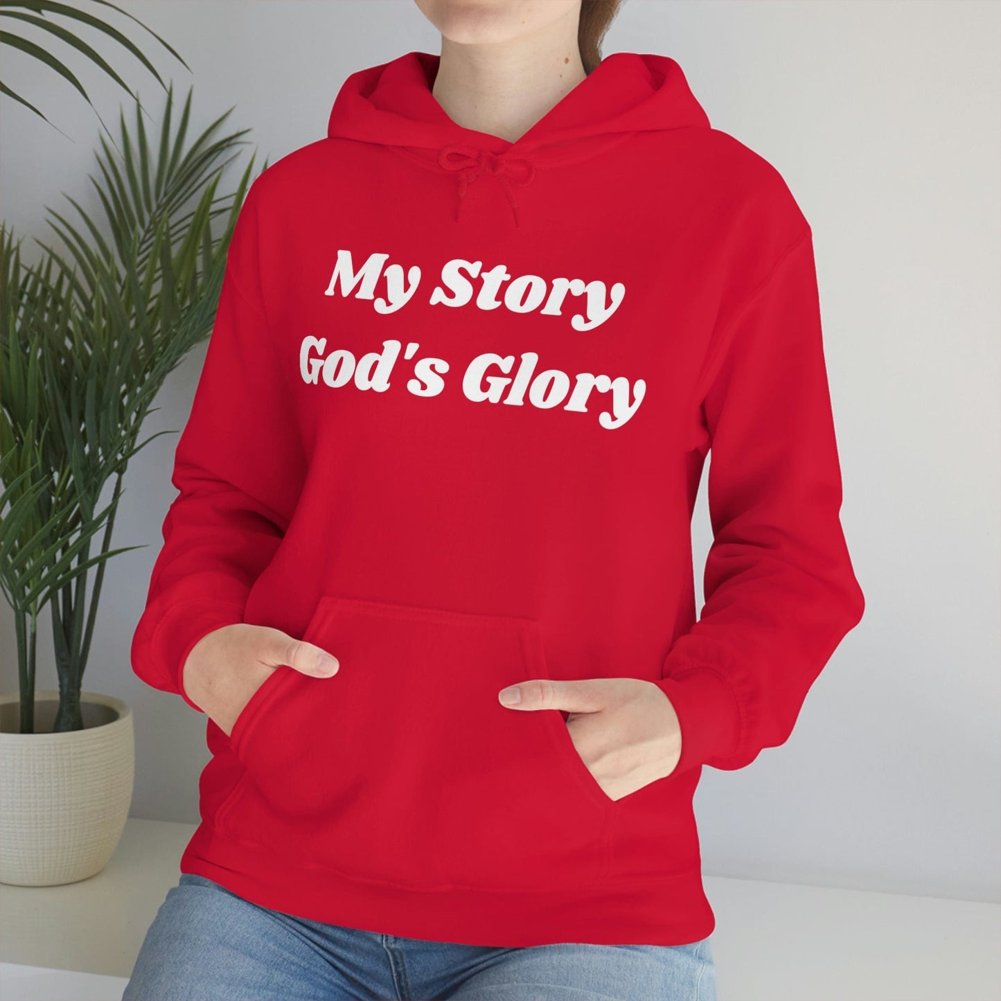 Testimony Hoodie, Christian Apparel, Faith Hoodie, Religious Hoodie, Witnessing about Jesus Hoodie