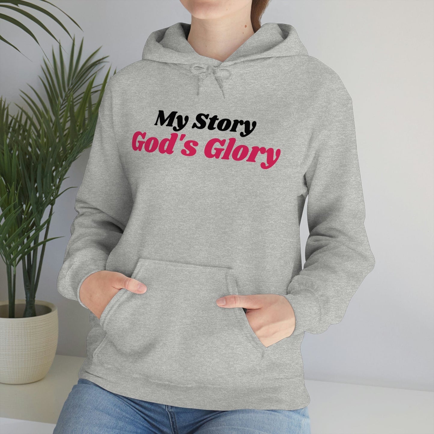 Testimony Hoodie, Christian Apparel, Faith Hoodie, Religious Hoodie, Witnessing about Jesus Hoodie