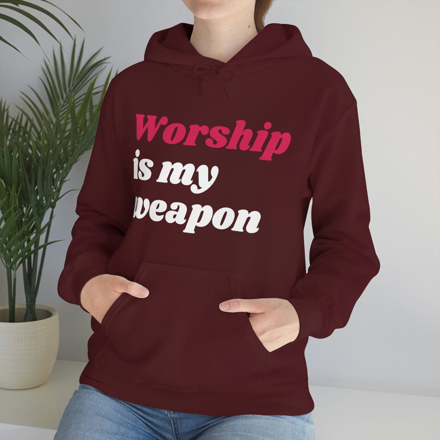 Worship God Hoodie, Christian Apparel, Faith Hoodie