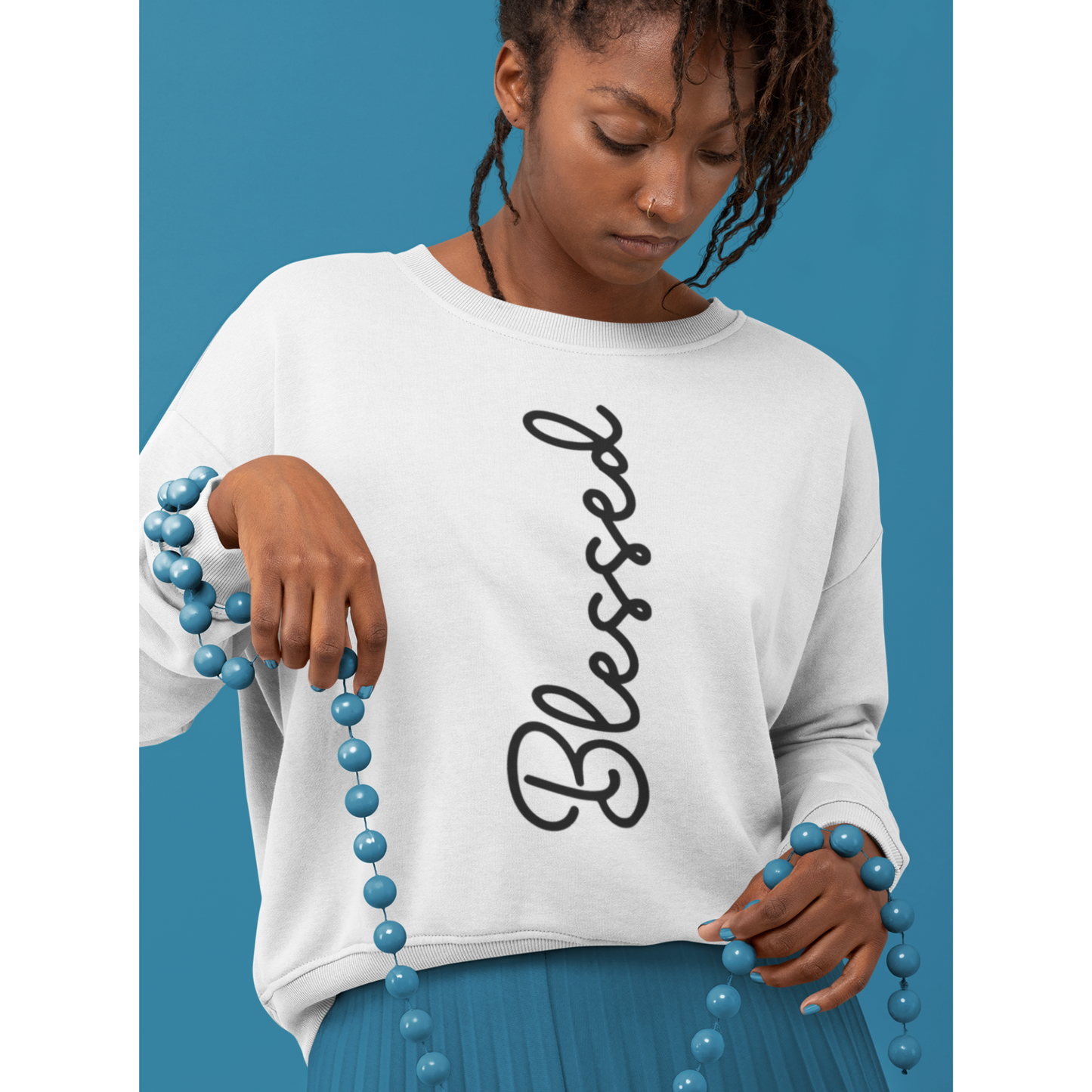 Christian Hoodie, Faith Apparel, Faith-Based Apparel, Christian Apparel, Blessed by God