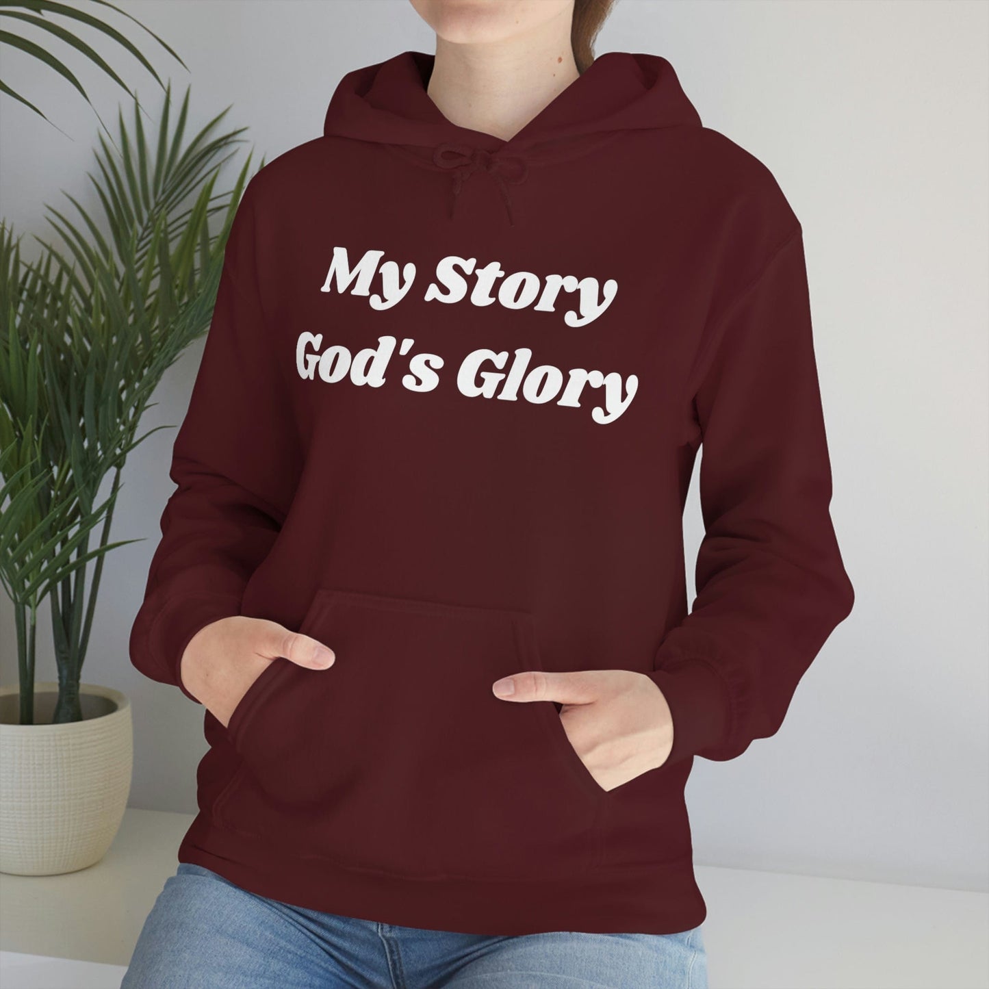 Testimony Hoodie, Christian Apparel, Faith Hoodie, Religious Hoodie, Witnessing about Jesus Hoodie