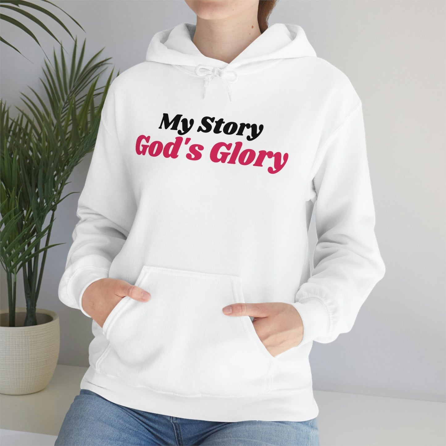 Testimony Hoodie, Christian Apparel, Faith Hoodie, Religious Hoodie, Witnessing about Jesus Hoodie