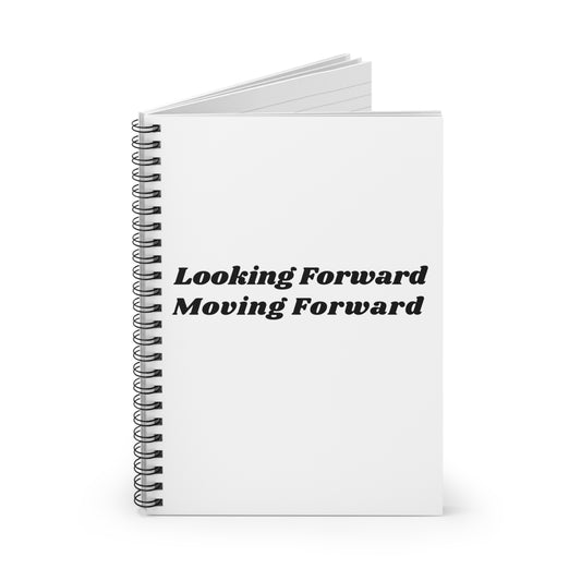 Looking Forward Spiral Notebook - Ruled Line
