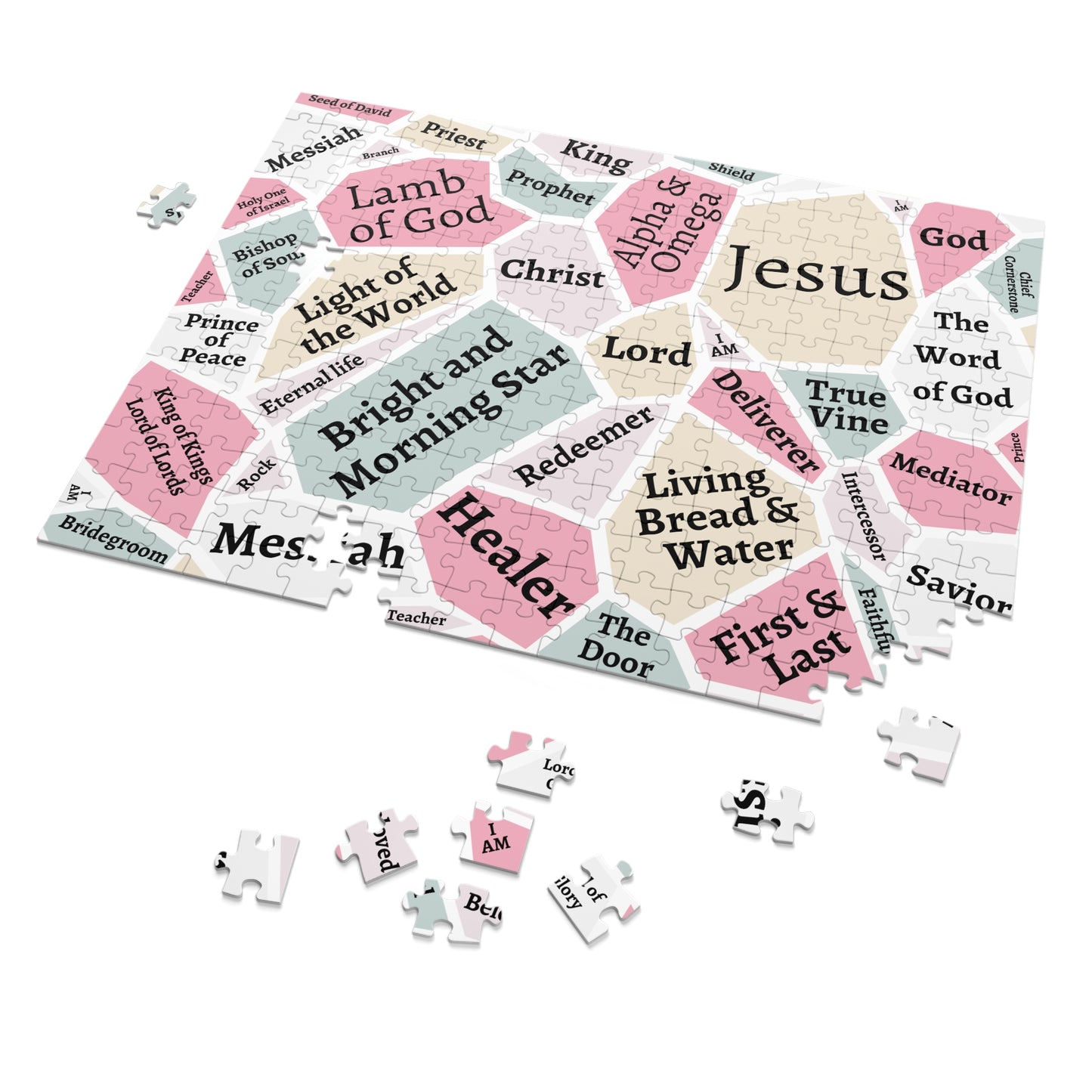 I AM Names of Jesus Jigsaw Puzzle (30, 110 & 252 Pieces) - NEW