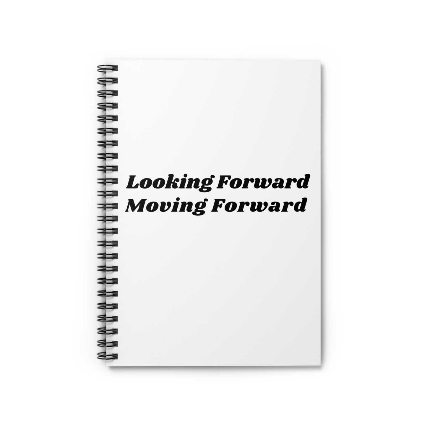 Looking Forward Spiral Notebook - Ruled Line