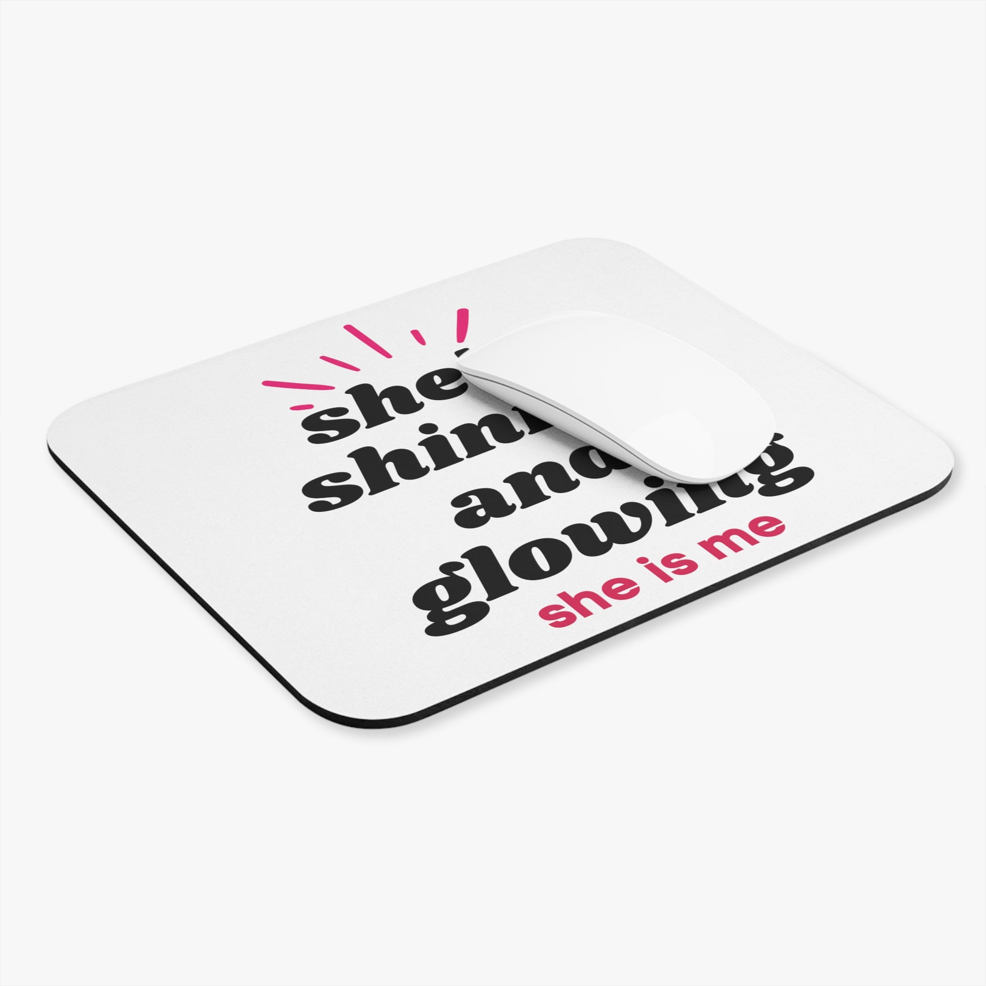 Shining & Glowing Mouse Pad, Christian Mouse Pad, Faith Mouse Pad