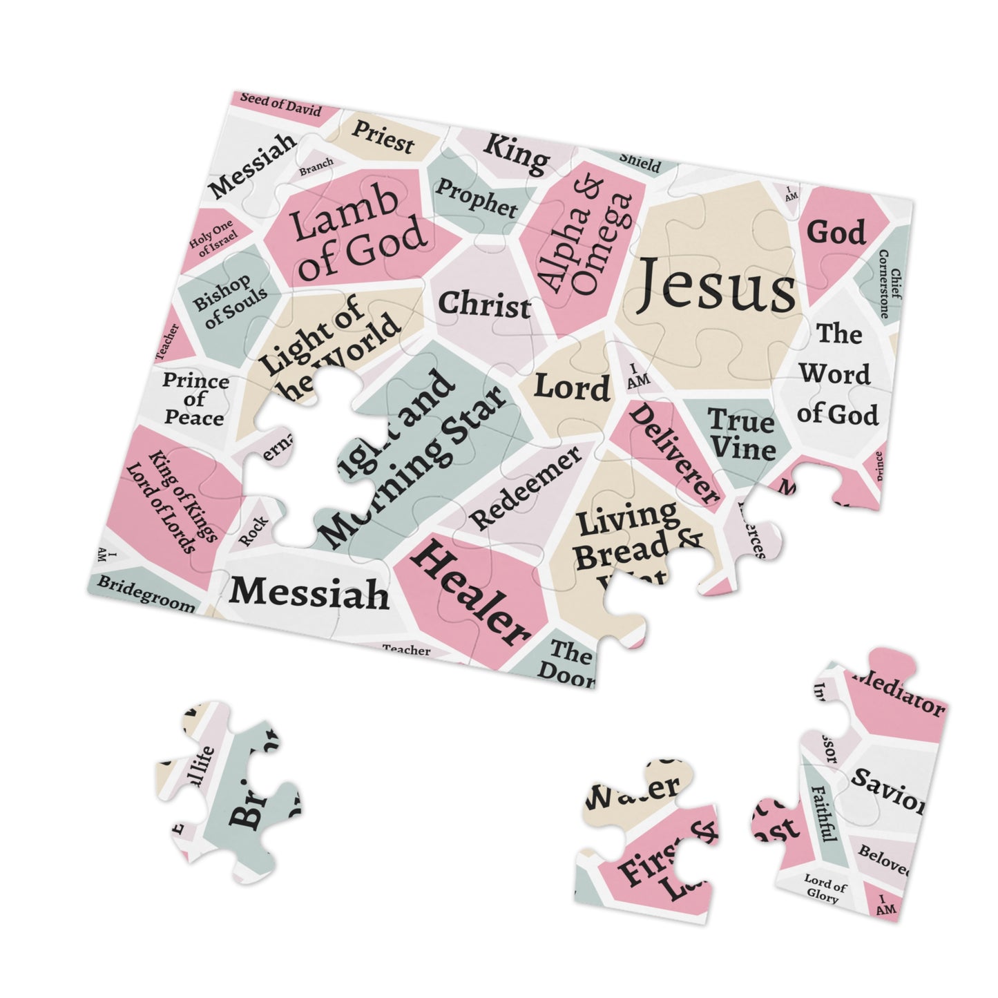 I AM Names of Jesus Jigsaw Puzzle (30, 110 & 252 Pieces) - NEW