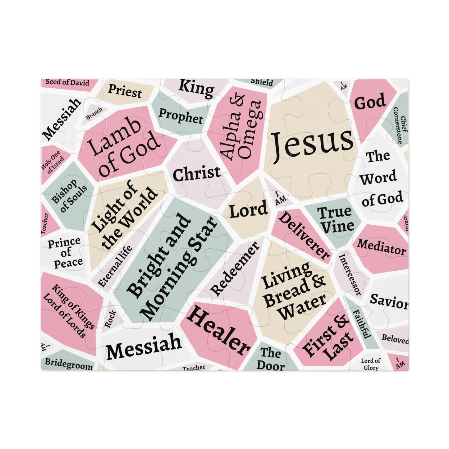 I AM Names of Jesus Jigsaw Puzzle (30, 110 & 252 Pieces) - NEW