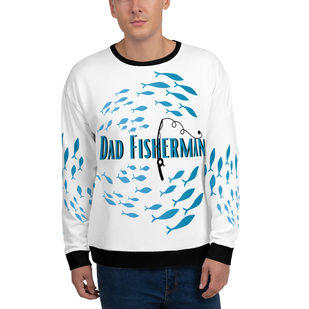Father's Day - Fishermen Sweatshirt,  Gift for Dad that Fish, Fisherman Father's Day Gift