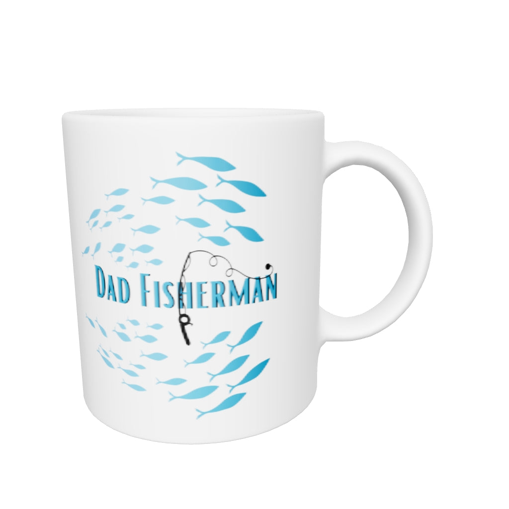 Father Fishermen Mug White glossy mug