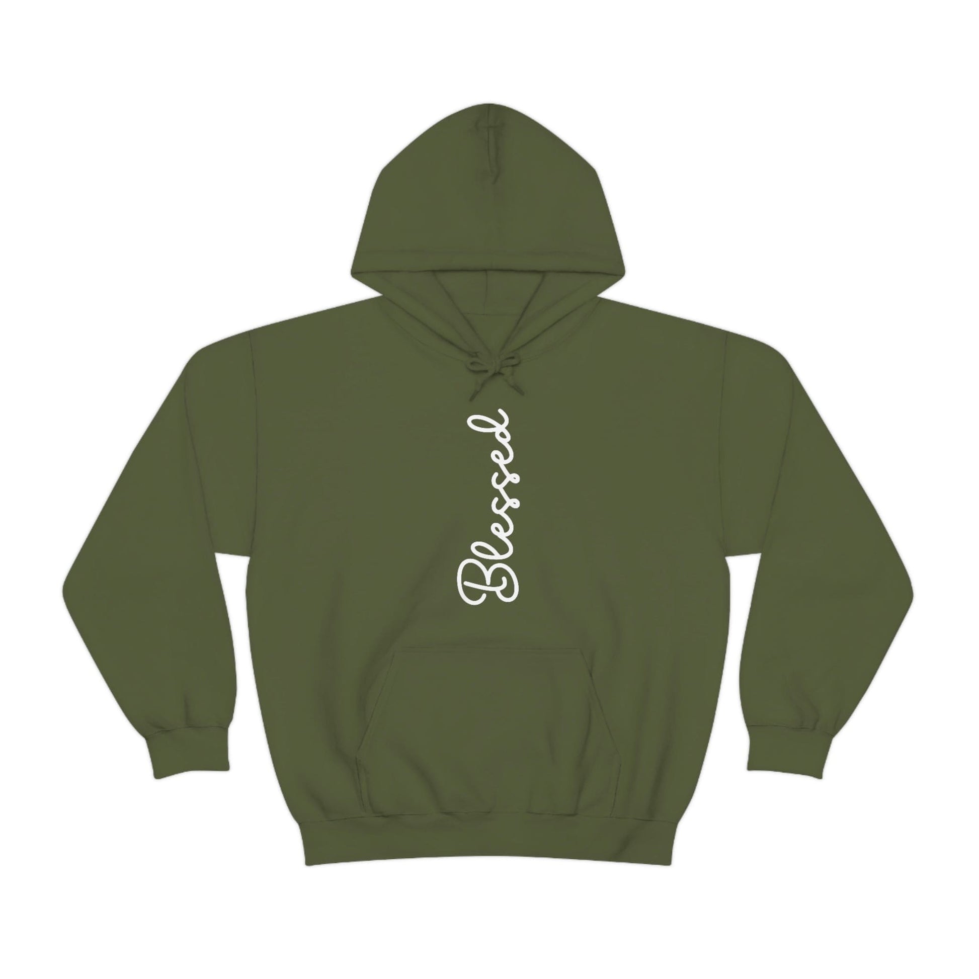 blessed hoodie, faith-based clothing, Christian apparel, inspirational clothing