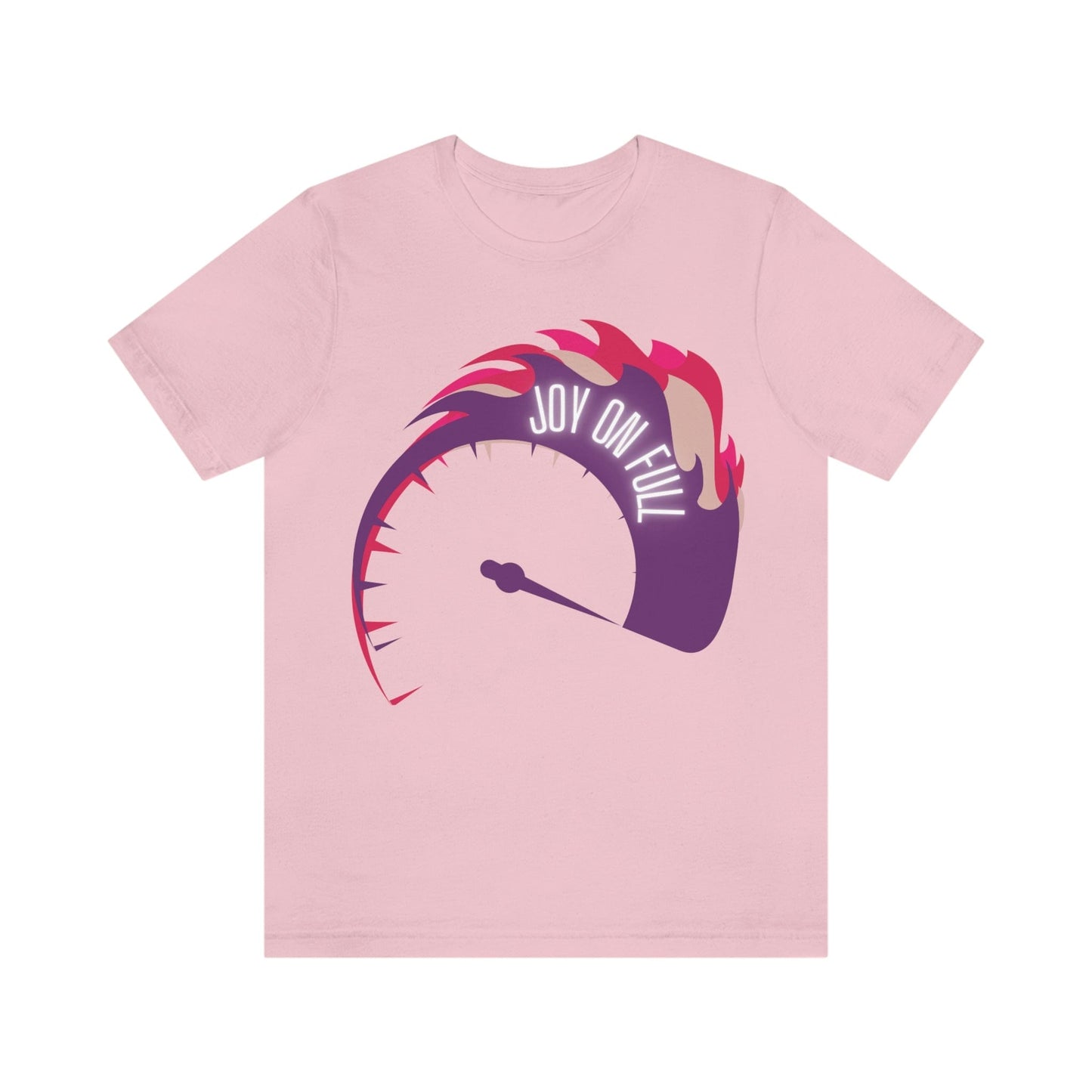 Joy On Full (Graphic Colorful Design With Speedometer) Unisex Jersey Short Sleeve Tee - Style: Bella+Canvas 3001