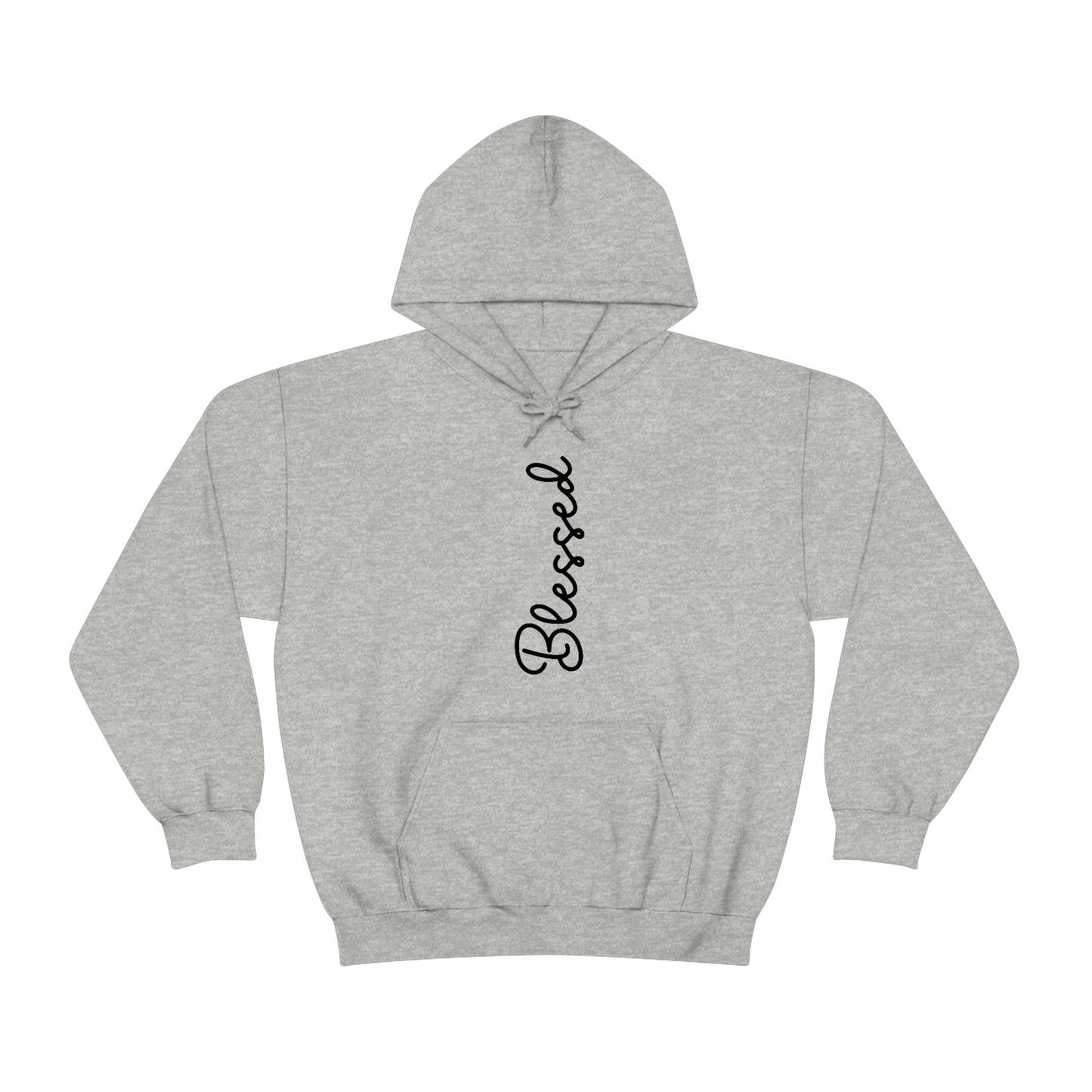 blessed hoodie, faith-based clothing, Christian apparel, inspirational clothing.