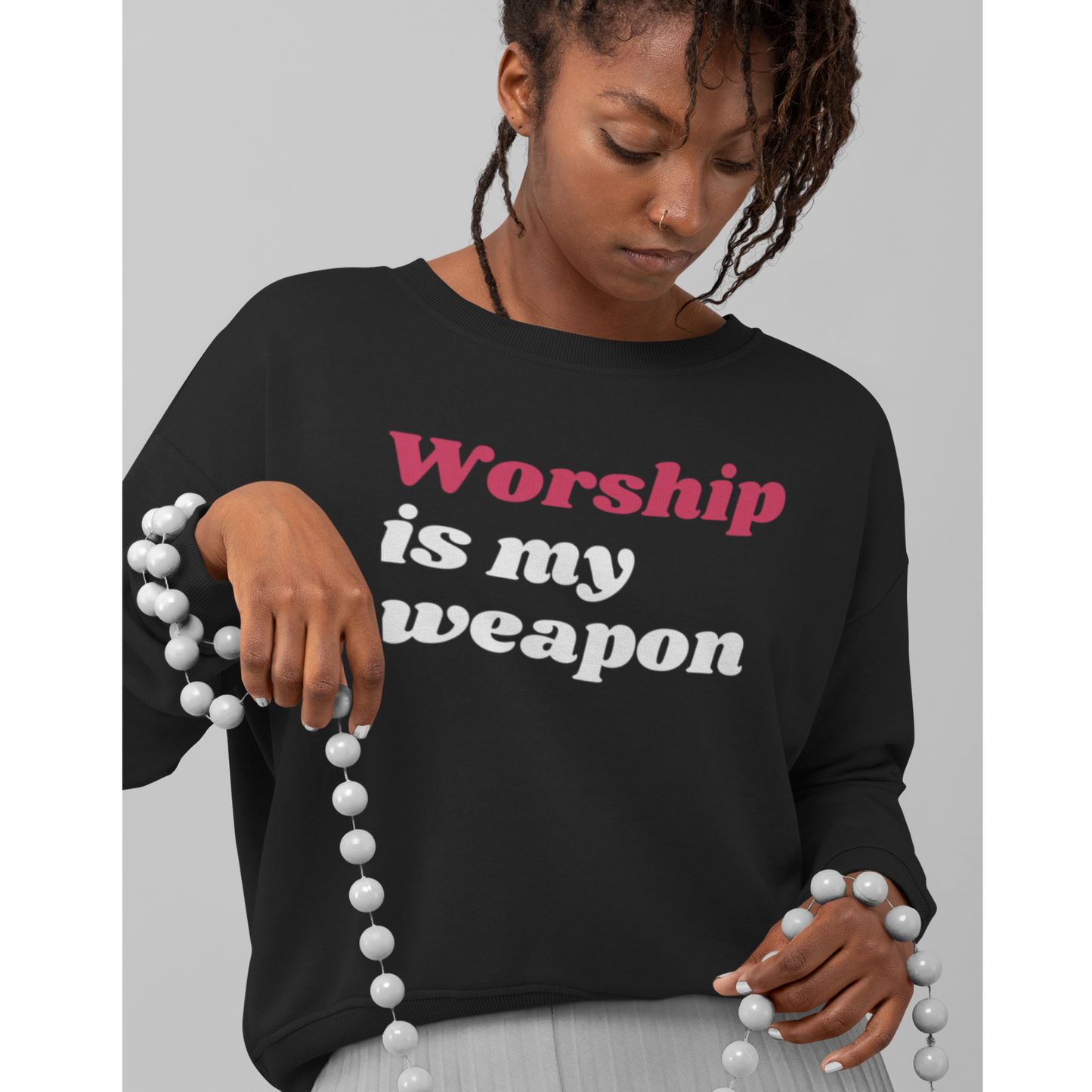 Worship God Sweatshirt, Christian Apparel, Faith Apparel
