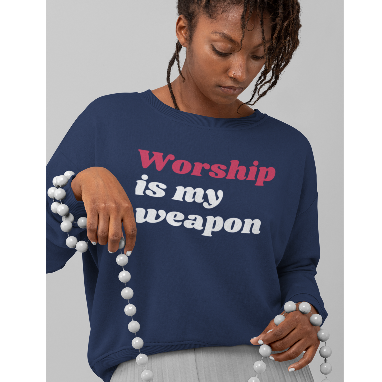 Worship God Sweatshirt, Christian Apparel, Faith Apparel