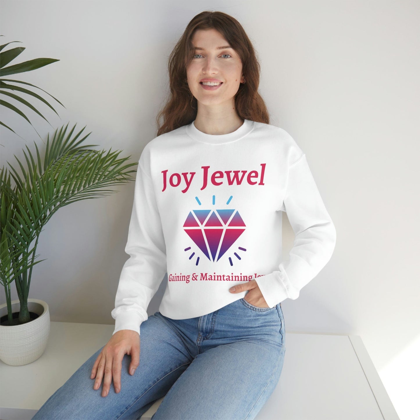 Joy, faith, christian apparel, Gaining and Maintaining Joy Sweatshirt