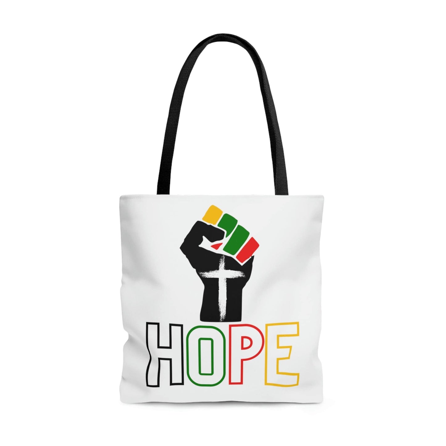 Black History Month Tote Bag, Black Power Tote Bag, Faith and Empowerment Tote Bag