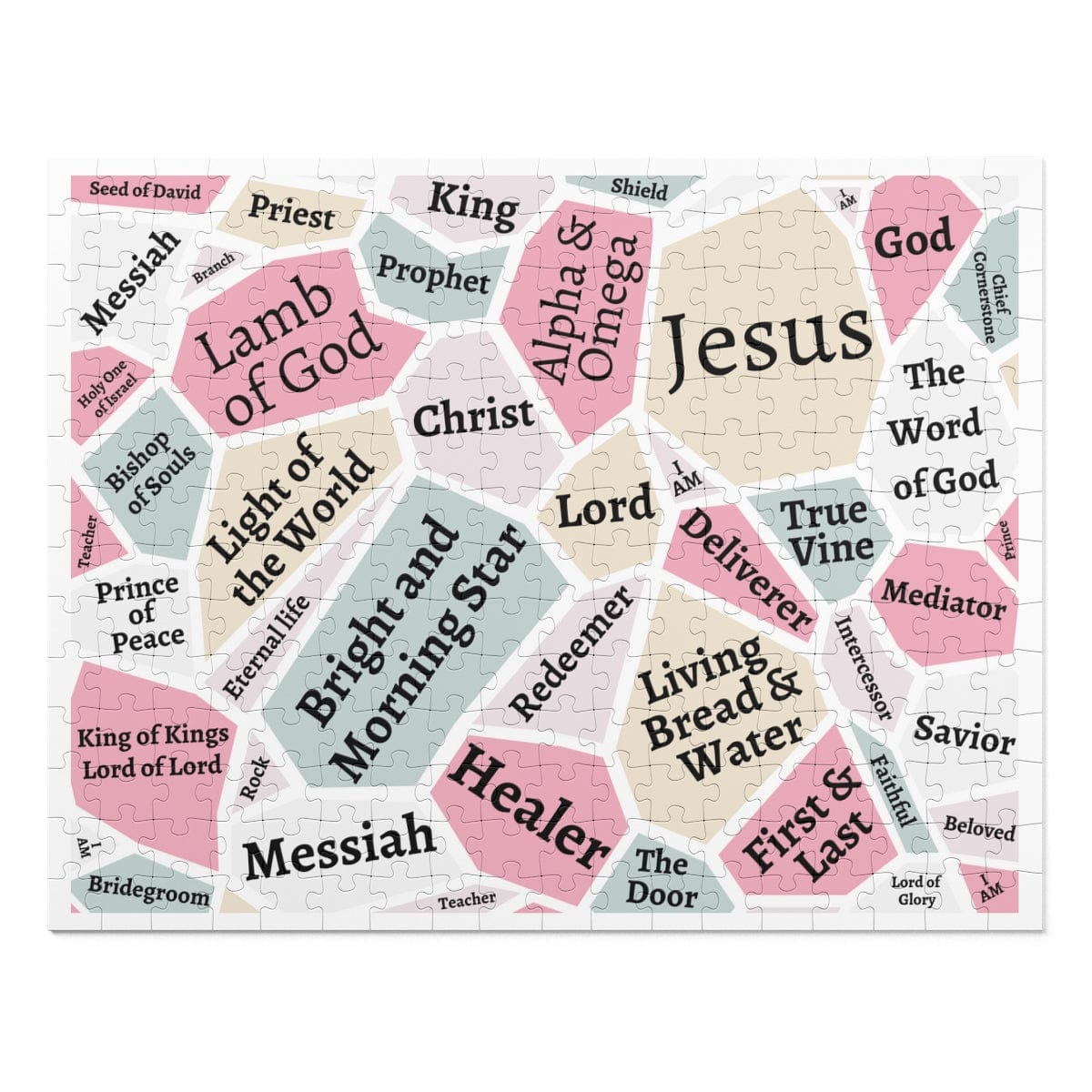 I AM Names of Jesus Jigsaw Puzzle (30, 110 & 252 Pieces)