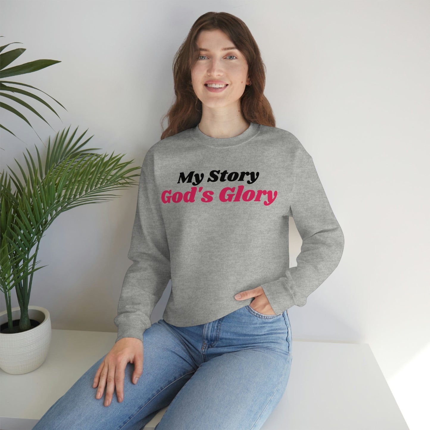 God's Glory Sweatshirt, Christian Apparel, Faith Apparel